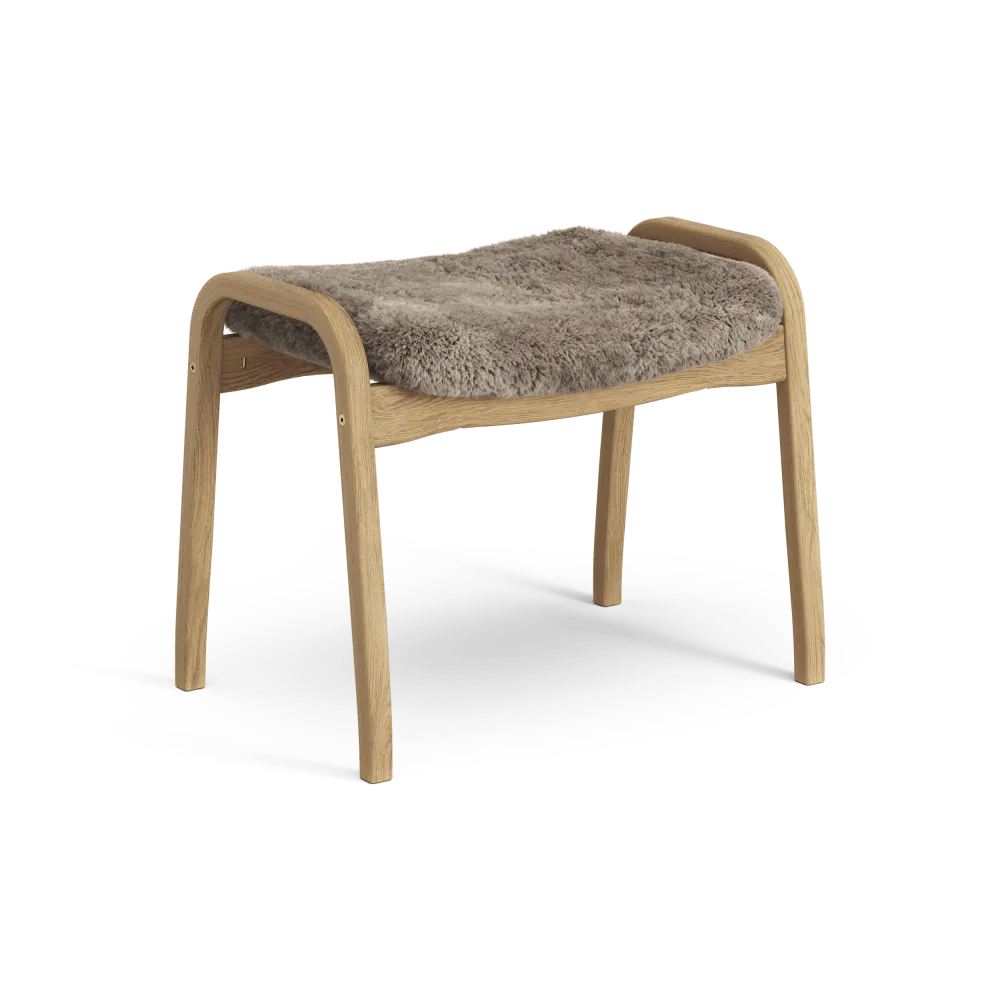 Lamino Footstool Oak